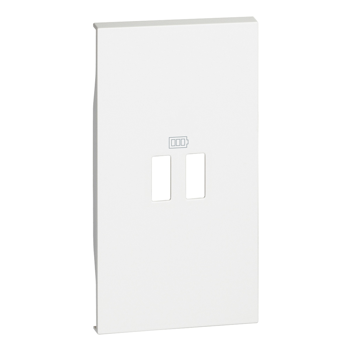 Living Now - Centro para carregador USB - 2 módulos - Branco