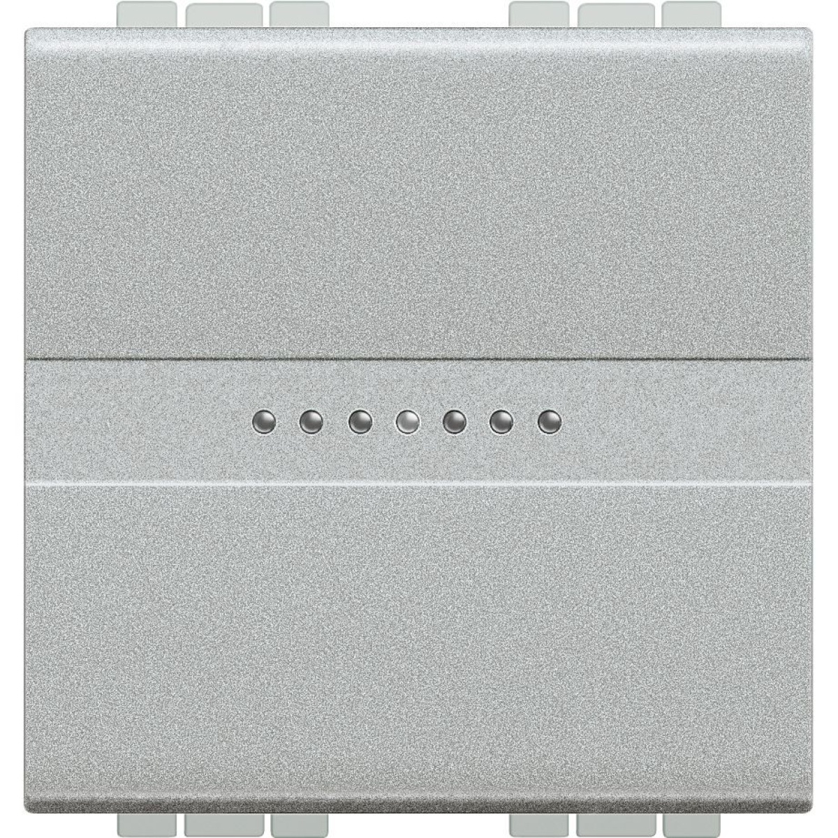 Livinglight - Comutador de escada iluminável - Comando axial - Tech, 2 módulos