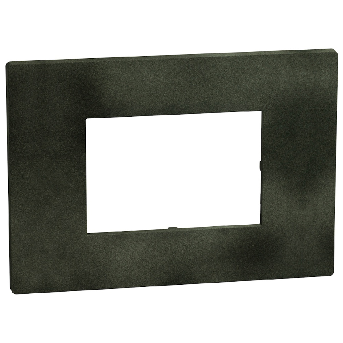 Light Now - Quadro de acabamento - 3 módulos  - Dark Green