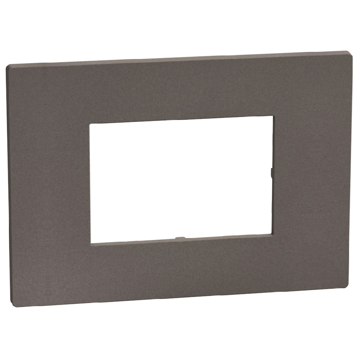 Light Now - Quadro de acabamento - 3 módulos  - Moka Stone