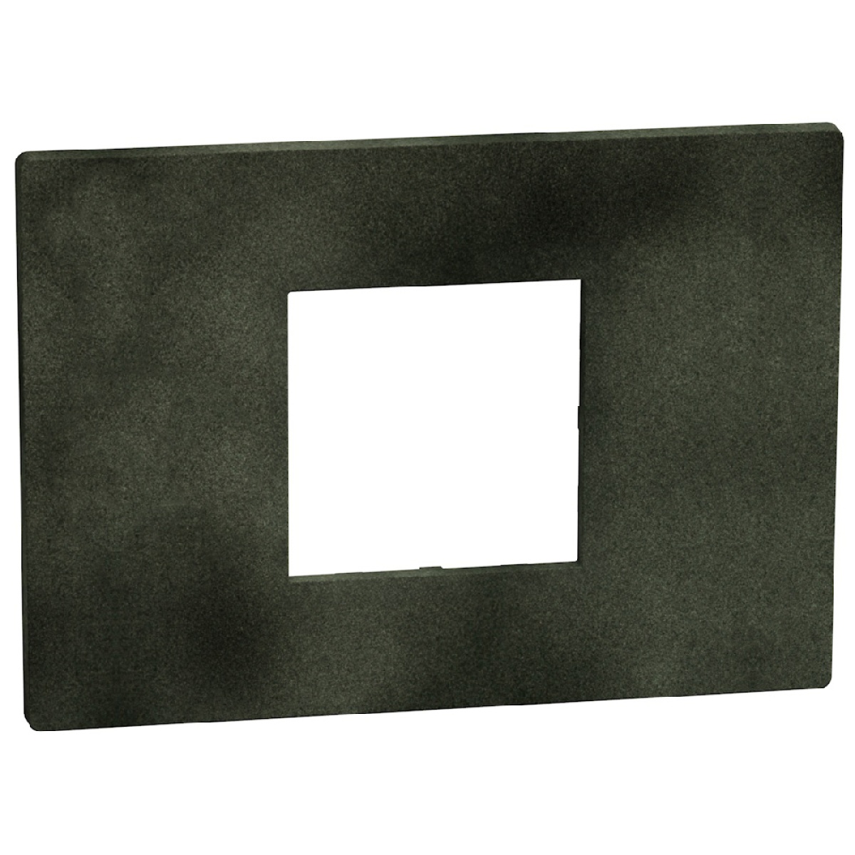 Light Now - Quadro de acabamento - 2 módulos centrados - Dark Green