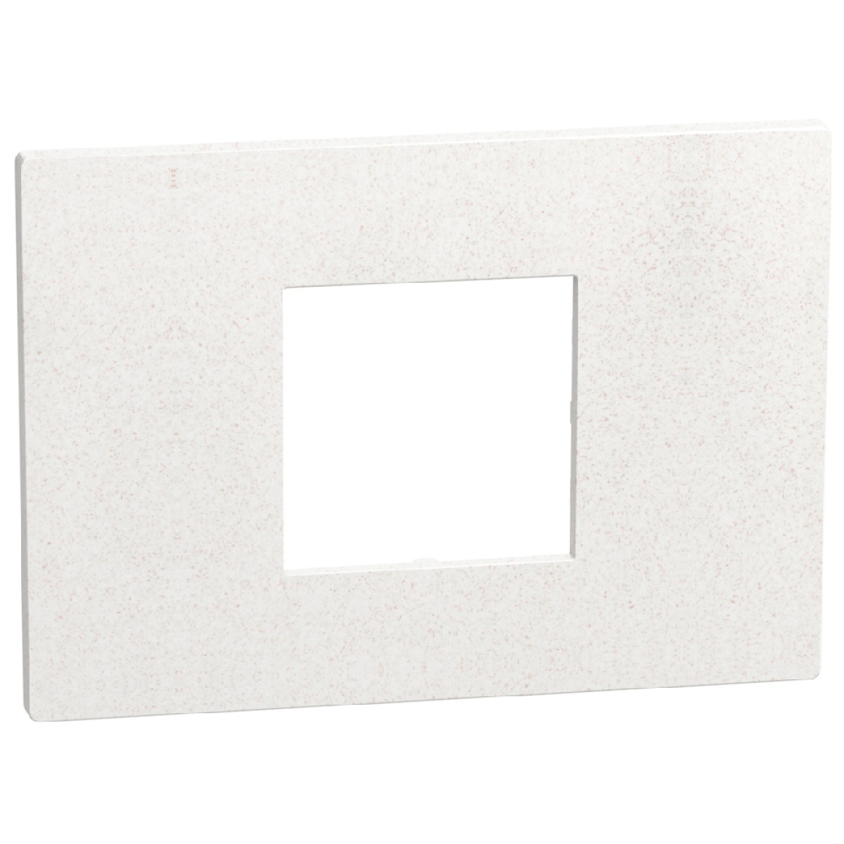 Light Now - Quadro de acabamento - 2 módulos centrados - White Mica