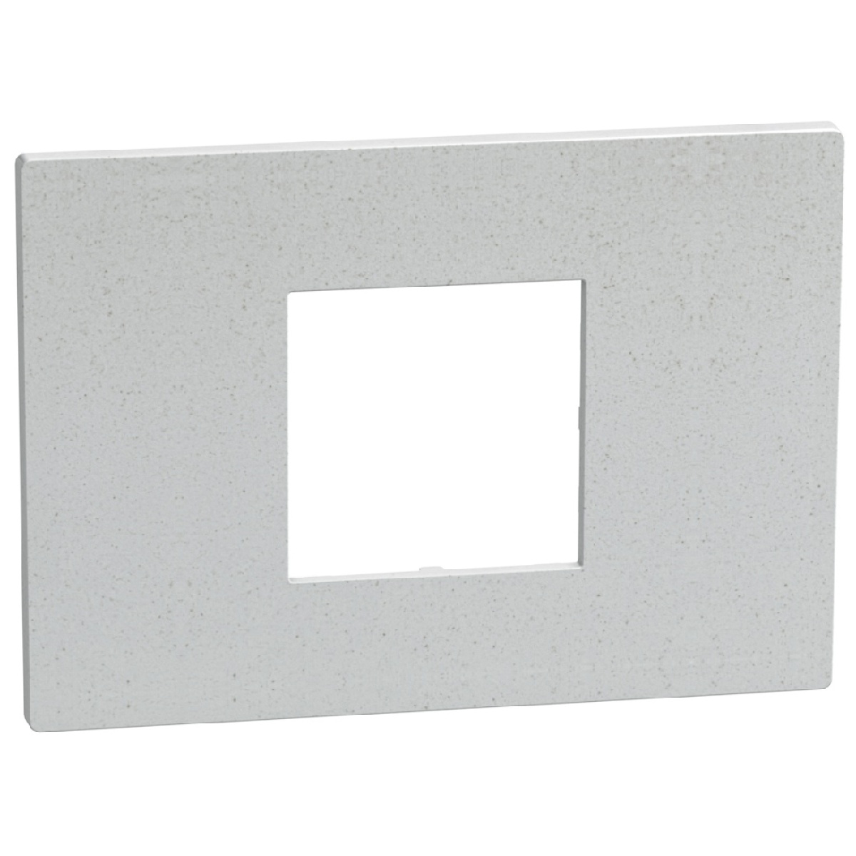 Light Now - Quadro de acabamento - 2 módulos centrados - White Fiber