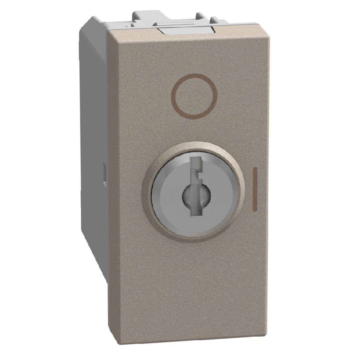 Light Now - Interruptor bipolar com chave - chaves diferentes - 1 módulo - Stone