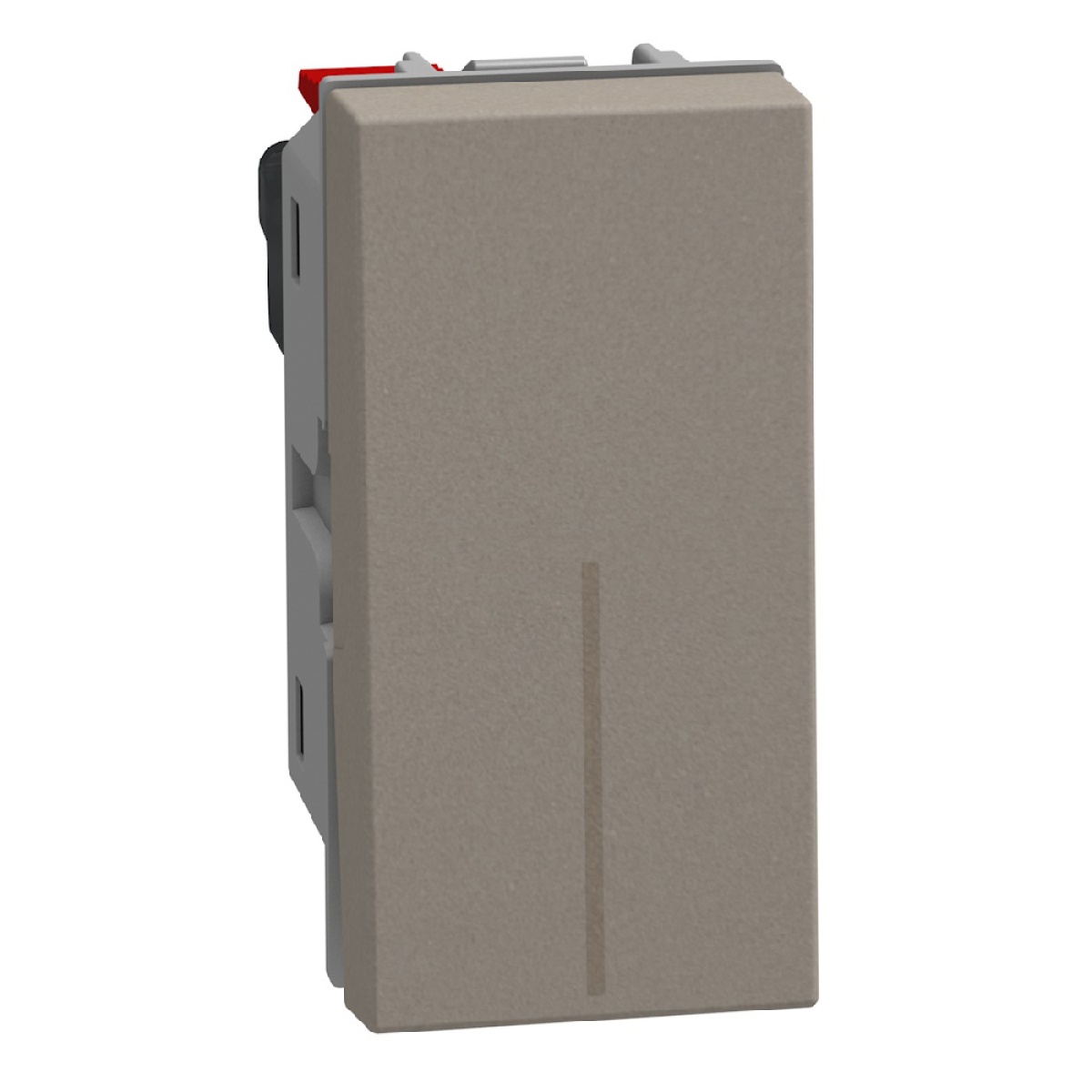 Light Now - Botão simples NANF iluminável - 10A - 250V - 1 módulo - Stone