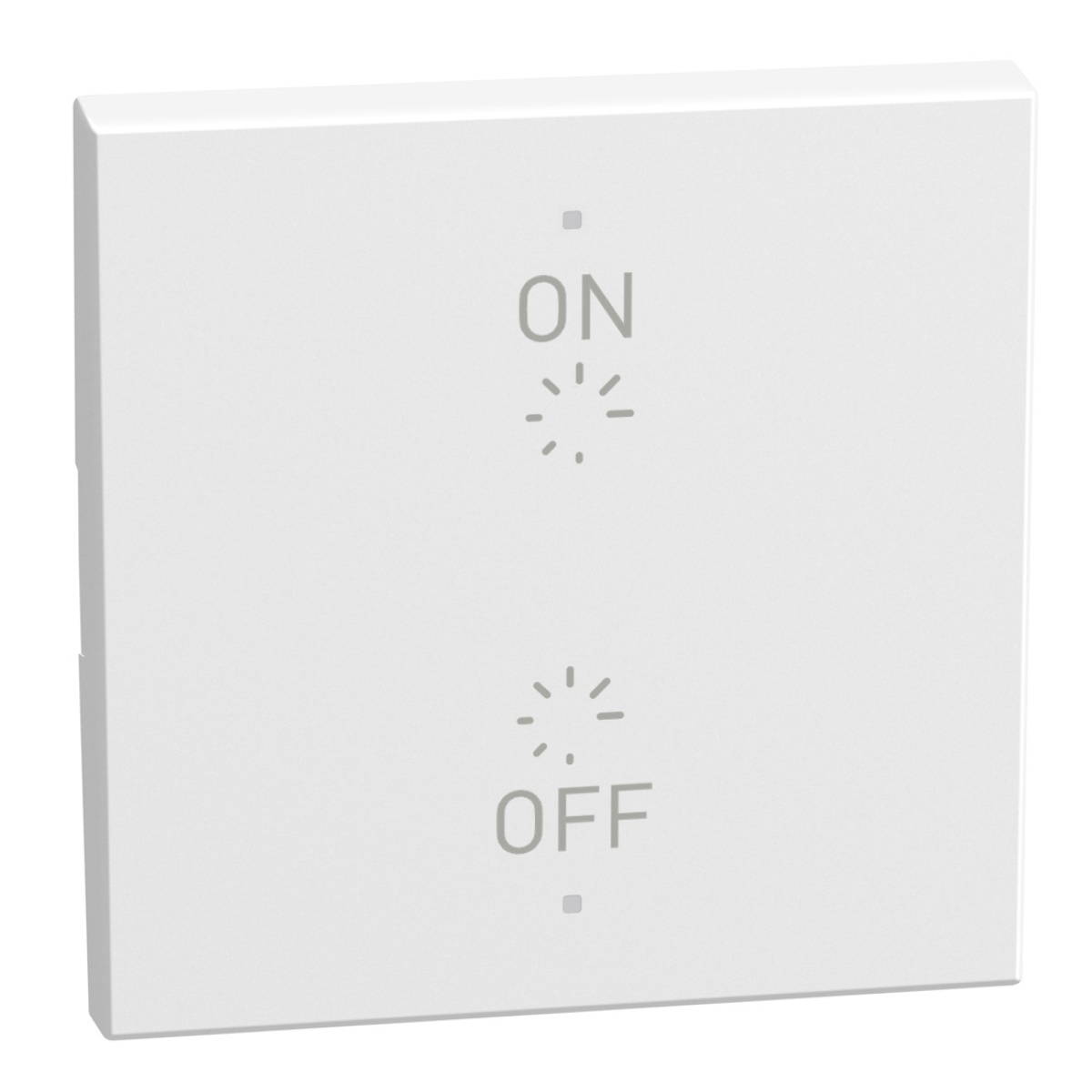 Light Now MYHOME - Tecla com símbolo - ONOFF e Var., 2 funções, 2 mód.- White