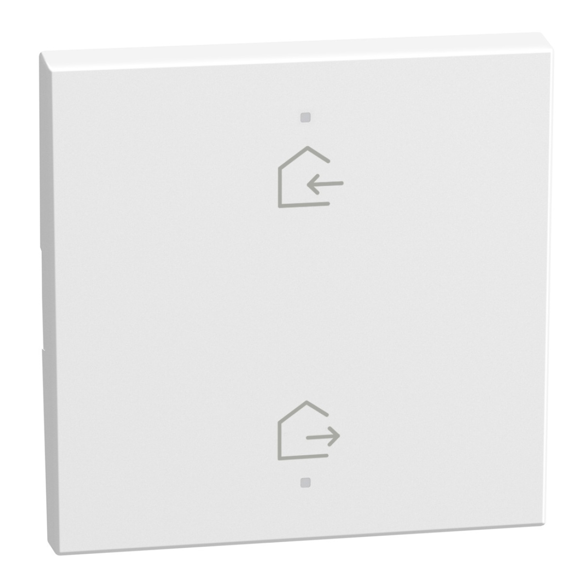 Light Now MYHOME - Tecla com símbolo - EntrarSair, 2 funções, 2 módulos - White