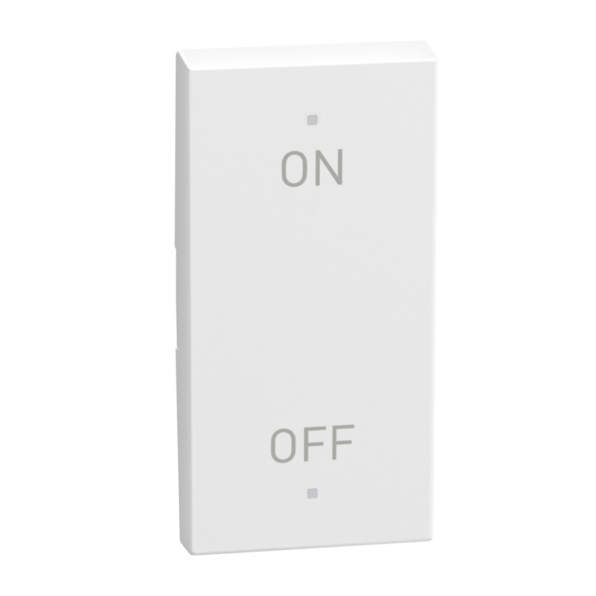 Light Now MYHOME - Tecla com símbolo - ON-OFF, 2 funções, 1 módulo - White