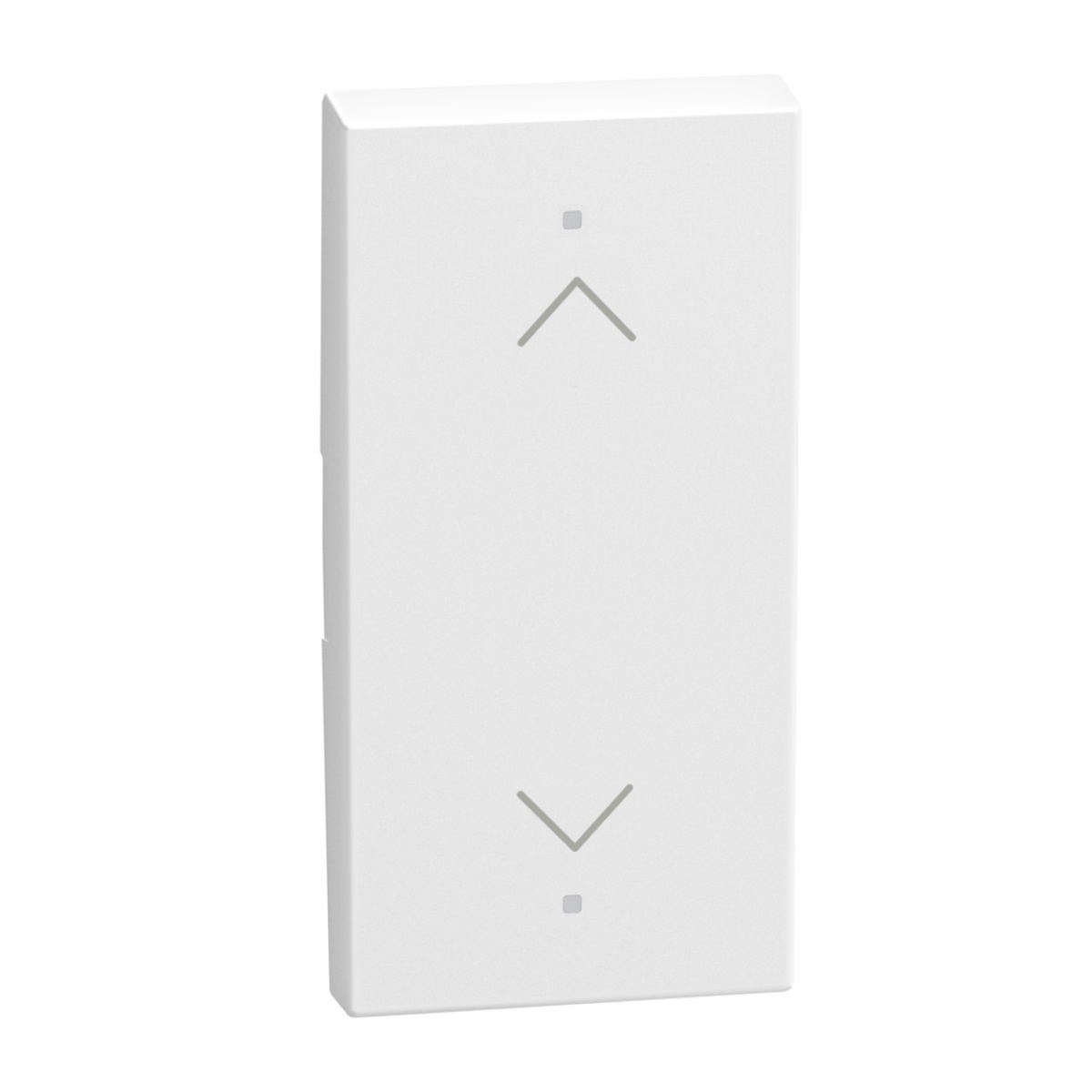 Light Now MYHOME - Tecla com símbolo - SubirDescer, 2 funções, 1 módulo - White