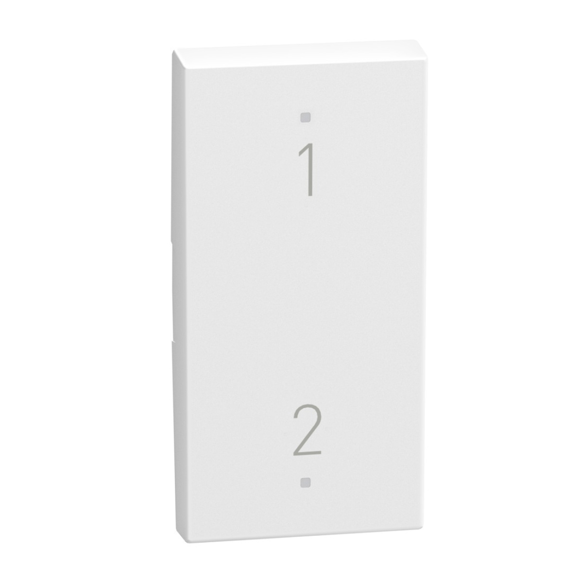 Light Now MYHOME - Tecla com símbolo - Cenário 1-2, 2 funções, 1 módulo - White