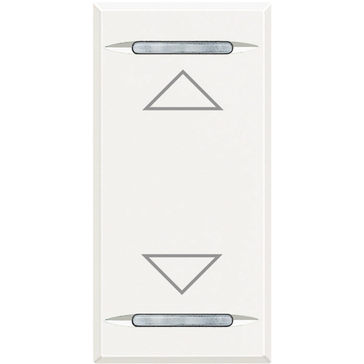 Tecla Axolute MyHOME - símbolo subidabajada - 1 módulo - Branco