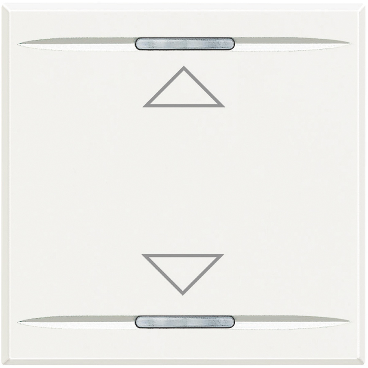 Tecla Axolute MyHOME - símbolo subirdescer - 2 módulos - Branco