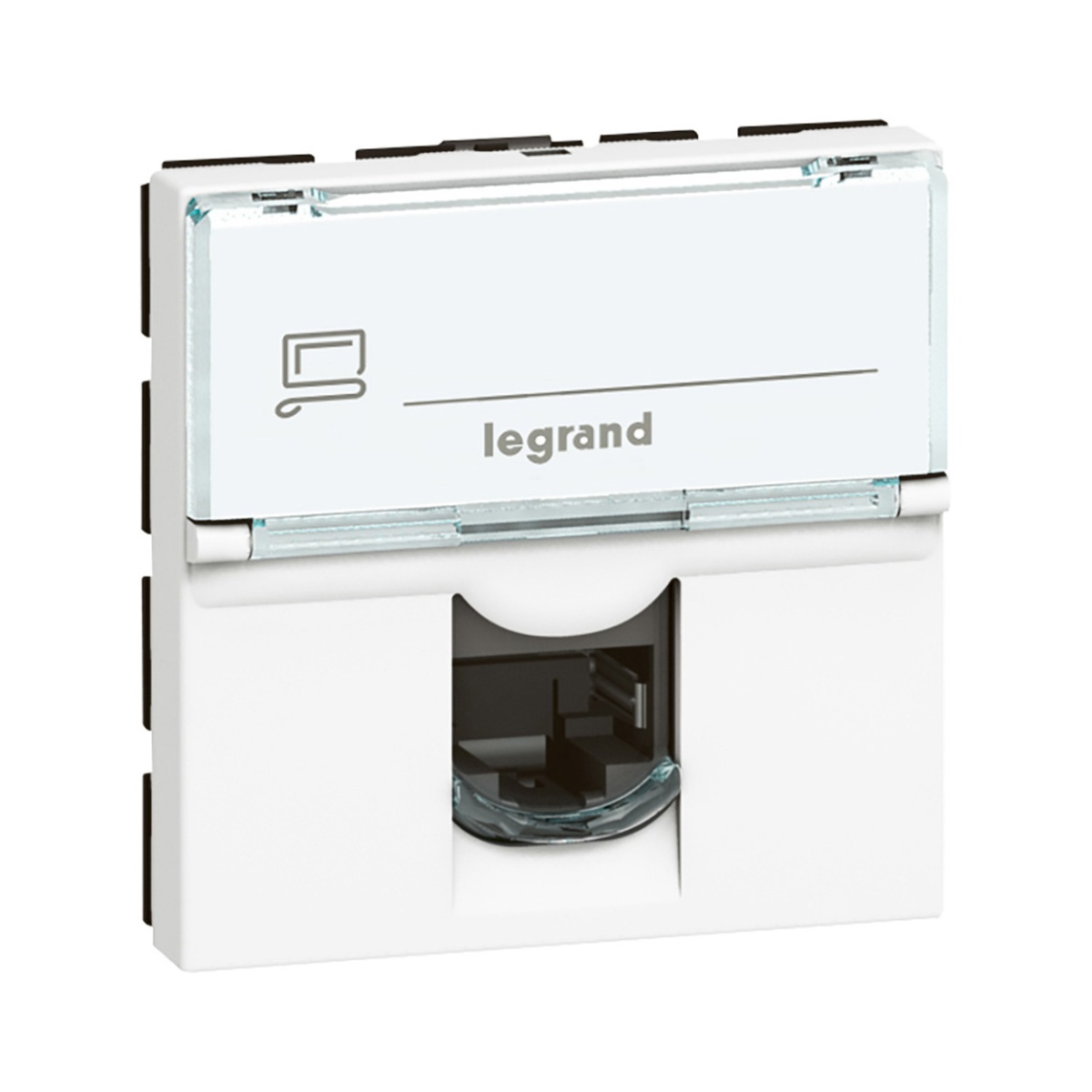 Mosaic - Tomada RJ45 - Cat.6 - FTP - 2 módulos - Branco