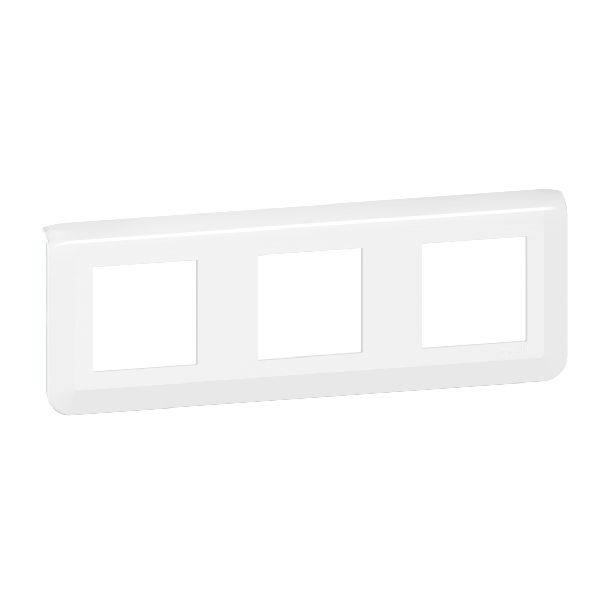 Mosaic - Quadro triplo - 3 x 2 módulos horizontal - branco