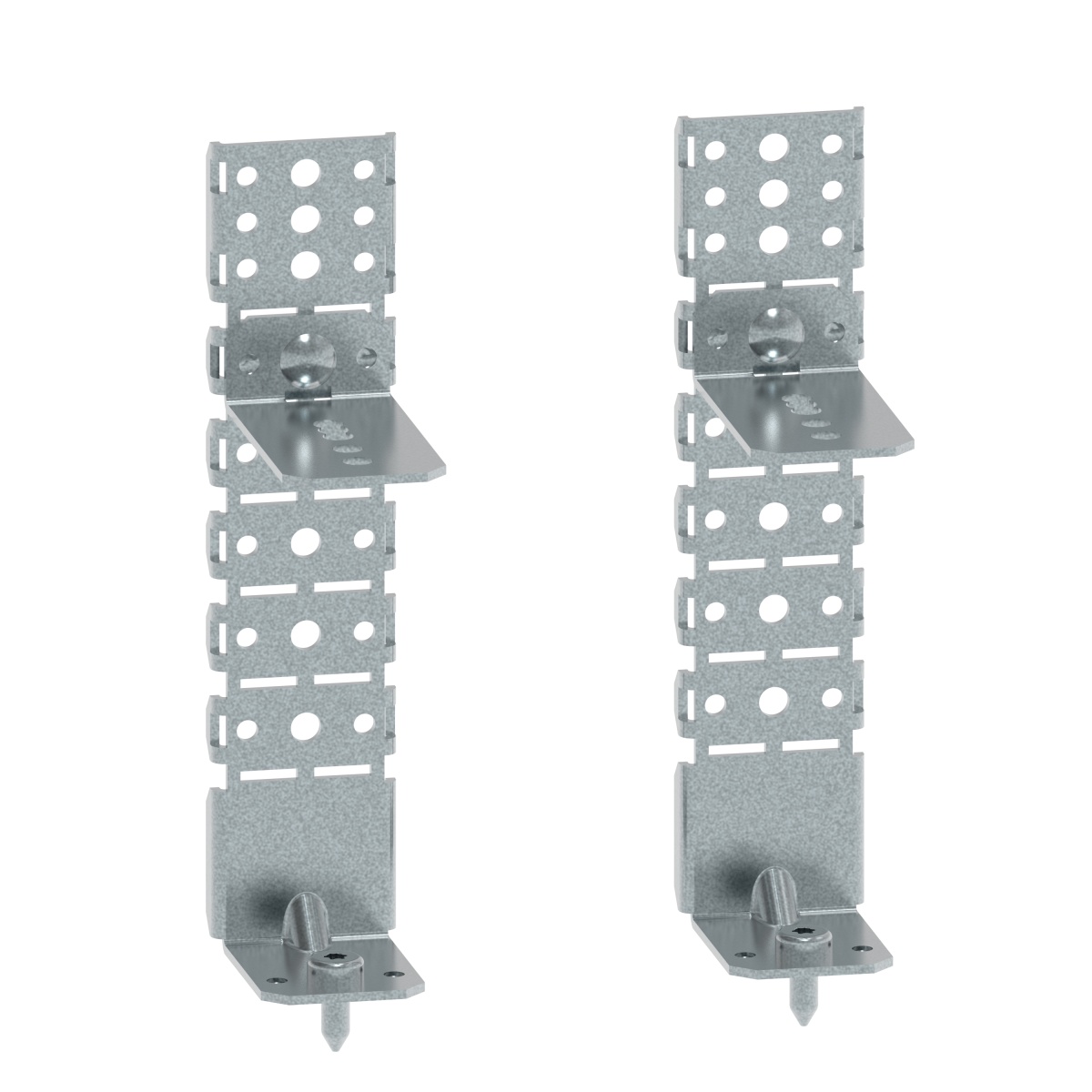 Jogo de 2 suporte de fixação de calha Lina 25