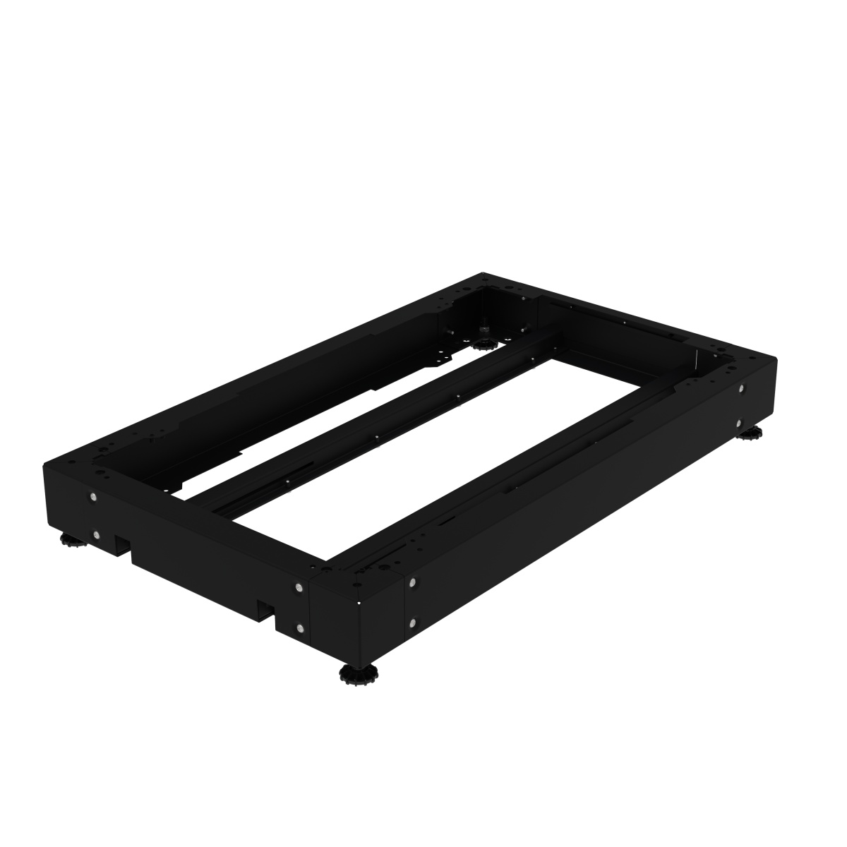 Rodapé com largura de 600 mm e profundidade de 1200 mm