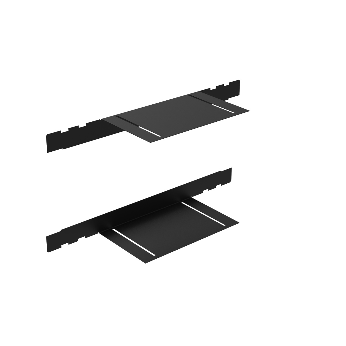 Painel superior e inferior de gestão do fluxo de ar com 600 mm de largura