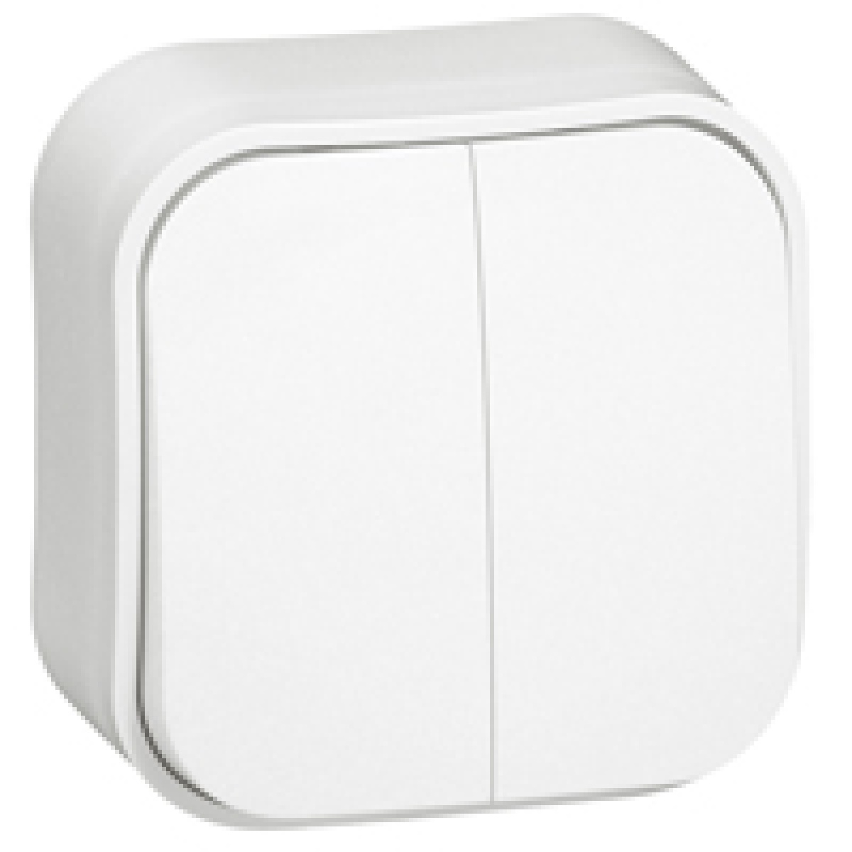 Forix saliente IP 21 - Comutador de lustre - 10 AX - 250 V - Branco