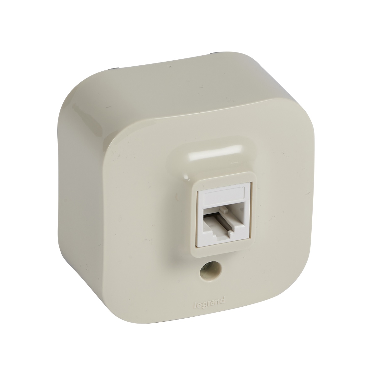 Forix saliente IP 21 - Tomada RJ 11 4 contactos - Creme
