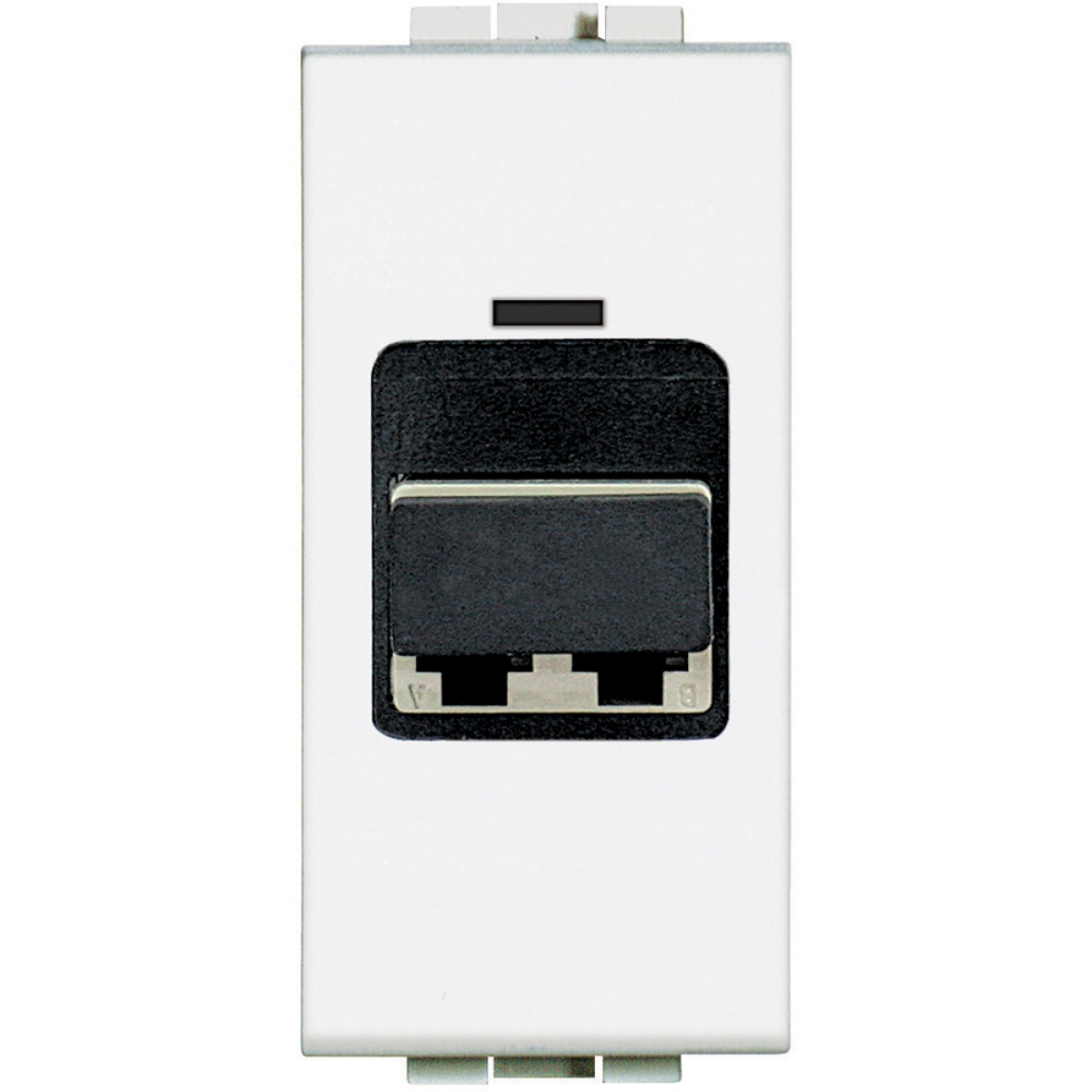 Livinglight - Conector LC para cabo fibra ótica - 1 módulo - branco