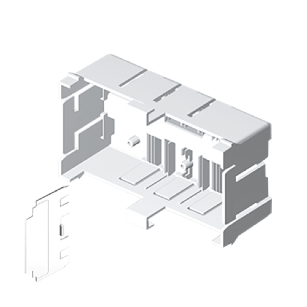 Caixa Unex de 120mm, tampa de 80, em U43X
