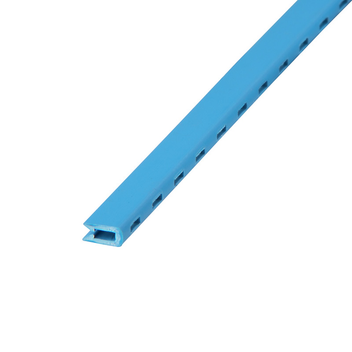Insulation profile, PVC, blue