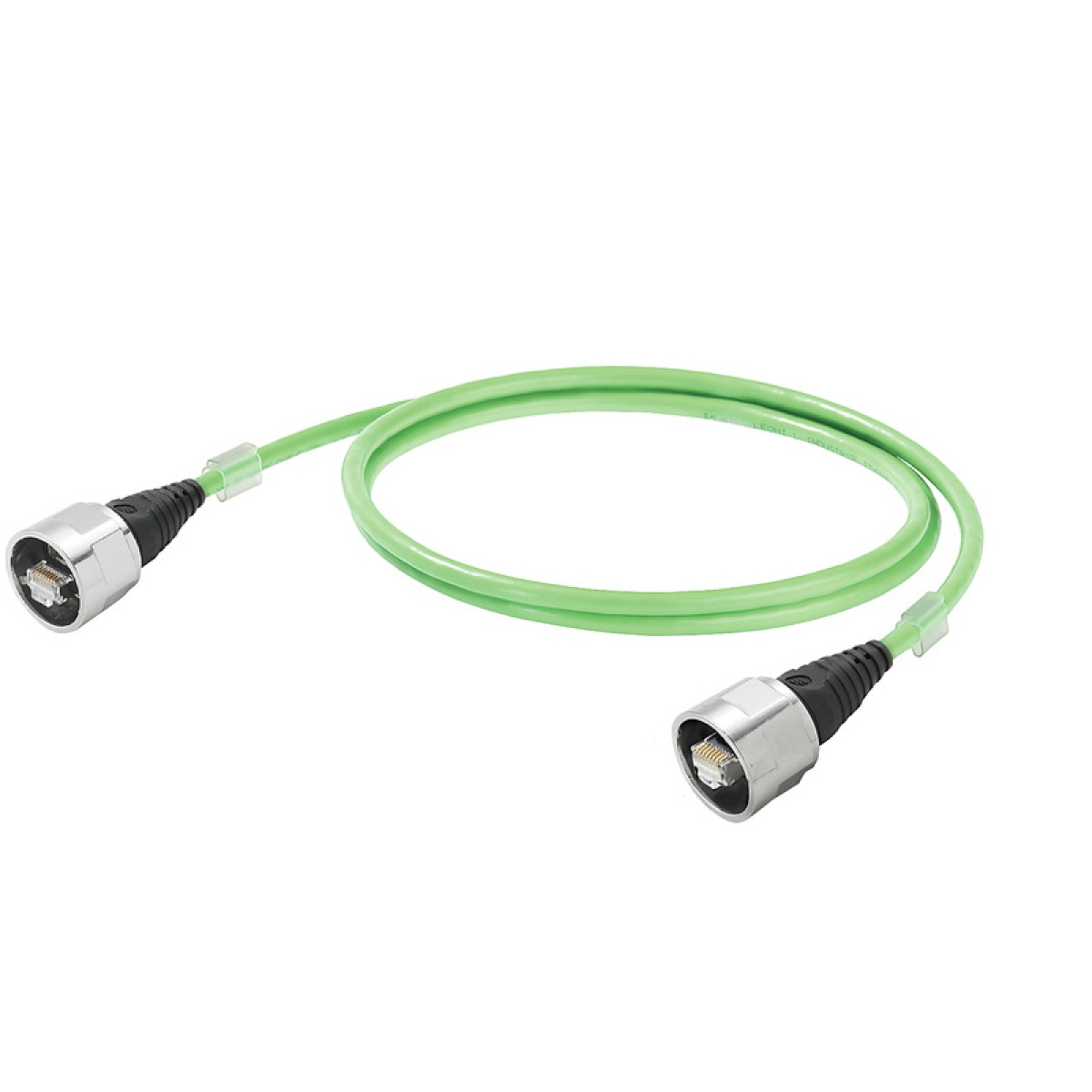 Copper data cable Assembled, Number of poles 8, Length 2 m