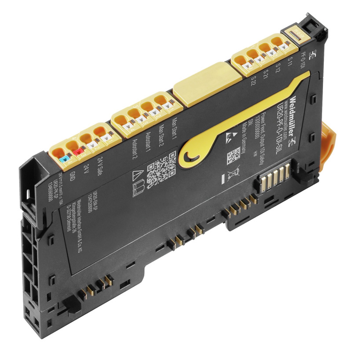 Safety power feed module IO
