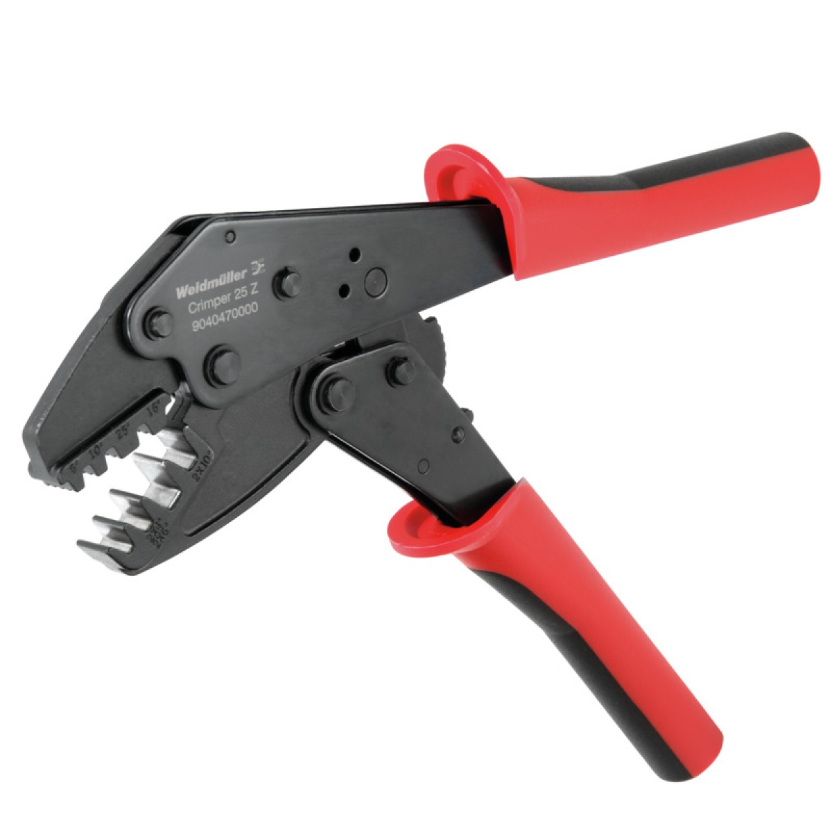 Crimping tool, Uninsulated connection, 6 mm², 25 mm²