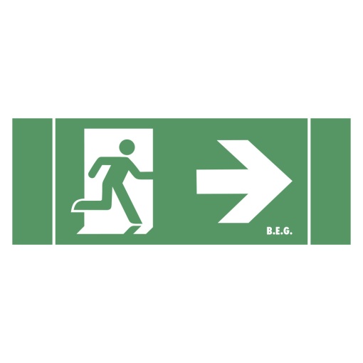 BEG 5391 Pictograma 2DN-H25 seta direita Acessório