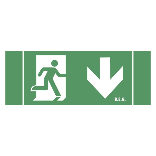 BEG 5392 Pictograma 2DN-H25 seta para baixo Acessório