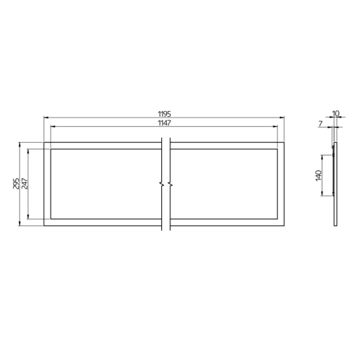 BEG 93066 PL1-30120-LED-AG-DALI-TW luminária LED