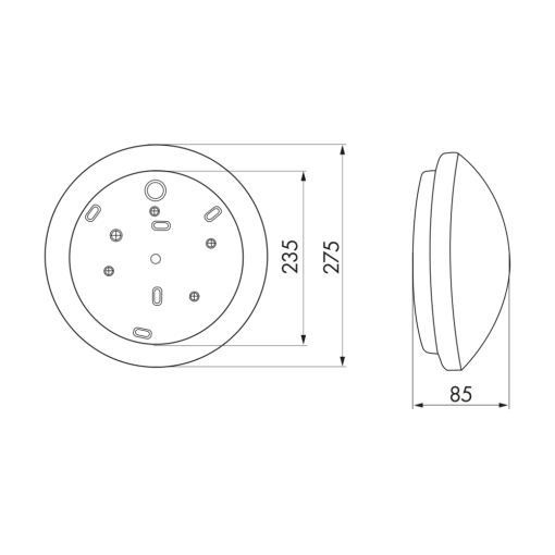 BEG 94453 L1 Plafón circular