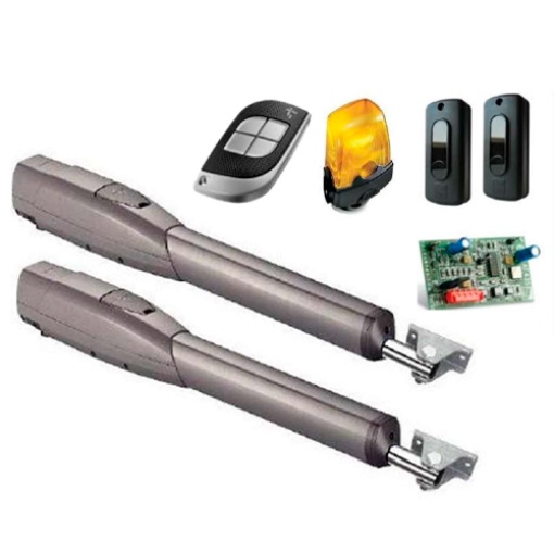 Complete CAME Kit for Swing Gates with 2 Leaves (max 3 m / 400 kg per leaf)