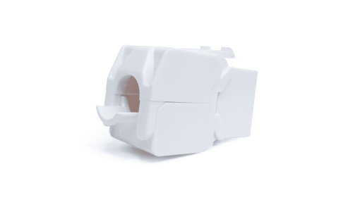 Módulo RJ45 Cat.6A UTP Toolless Branco