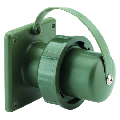 TN schukotype panel mounting appliance inlet straight 16A 3p 250V IP67