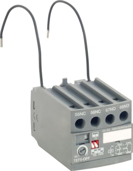 TEF5-OFF Frontal Electronic Timer