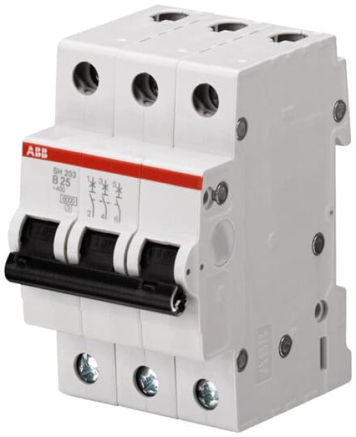 Miniature Circuit Breaker - SH200 - 3P - 13 A - B - AC 6 kA