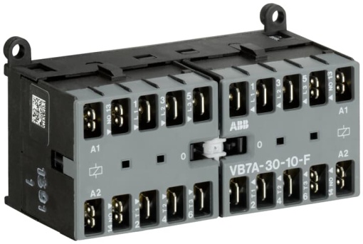 VB7A-30-10-F-01 Mini Reversing Contactor 24 V AC - 3 NO - 0 NC - Flat-Pin Connections