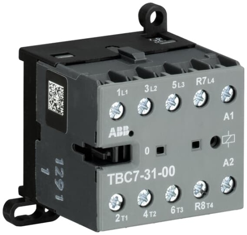 TBC7-31-00-55 Mini Contactor 50 ... 90 V DC - 3 NO - 1 NC - Screw Terminals