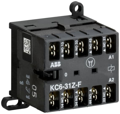 KC6-31Z-F-05Mini Contactor Relay220 ... 240 V DC3NO1NCFlat-Pin Connections