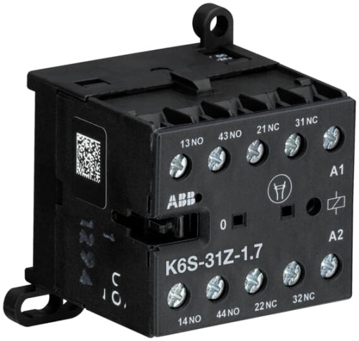 K6S-31Z-1.7-71Mini Contactor Relay24 V DC3NO1NCScrew Terminals