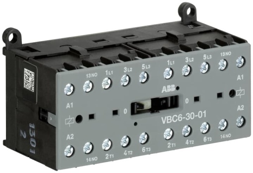 VBC6-30-01-02 Mini Reversing Contactor 42 V DC - 3 NO - 0 NC - Screw Terminals