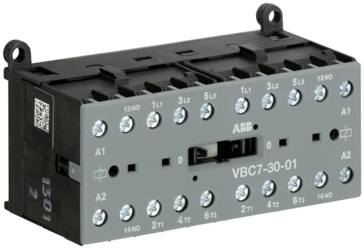 VBC7-30-01-02 Mini Reversing Contactor 42 V DC - 3 NO - 0 NC - Screw Terminals