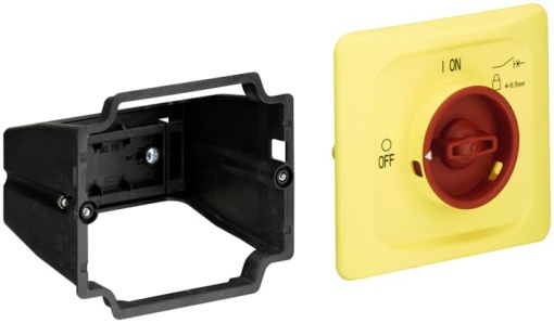 DMS132-Y Door Mounting Kit, RDYE, IP65 Emergency-STOP, 3 times lockable