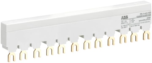 PS1-4-0-100 3-phase busbar for 4 MS116  MS132, Ie100A