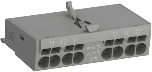 HKF1-11K Aux.-contact for frontmounting with Push-In terminals