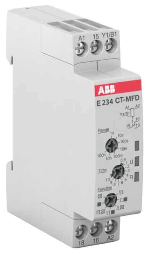 CT-MFD.12 Time relay, multifunction 1co, 24-240VAC 24-48VDC