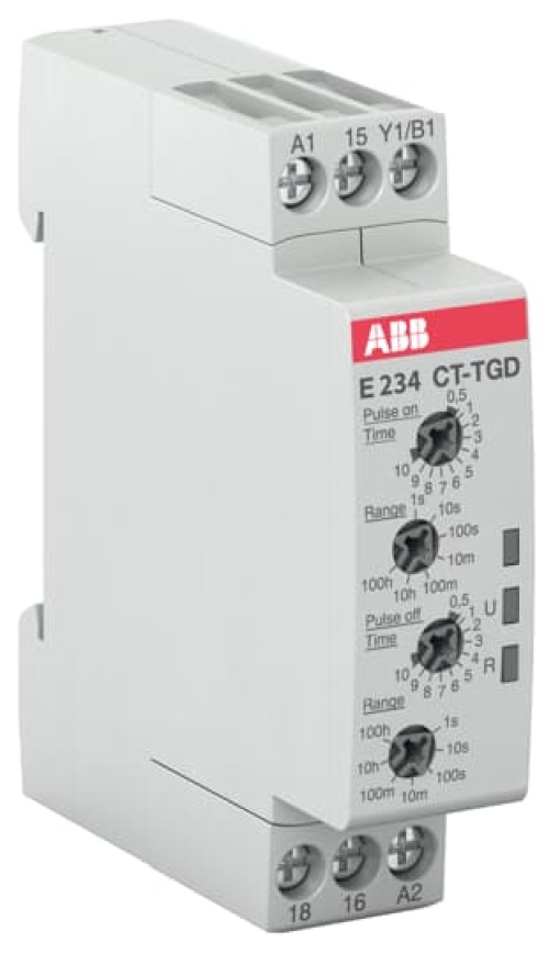 CT-TGD.12 Time relay, pulse generator 1co, 24-240VAC 24-48VDC
