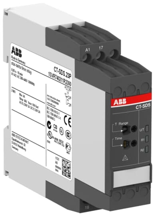 CT-SDS.23P Time relay, star-delta 2no, 380-440VAC